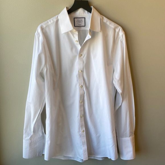 Charles Tyrwhitt Shirts Charlestyrwhitt Extra Slim Fit Dress Shirt White 735 Cotton Poshmark